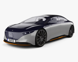 Mercedes-Benz Vision EQS 2019 3D模型