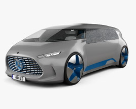 Mercedes-Benz Vision Tokyo с детальным интерьером 2015 3D модель