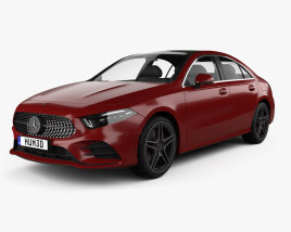 Mercedes-Benz A 클래스 L Sport CN-spec 세단 2021 3D 모델 