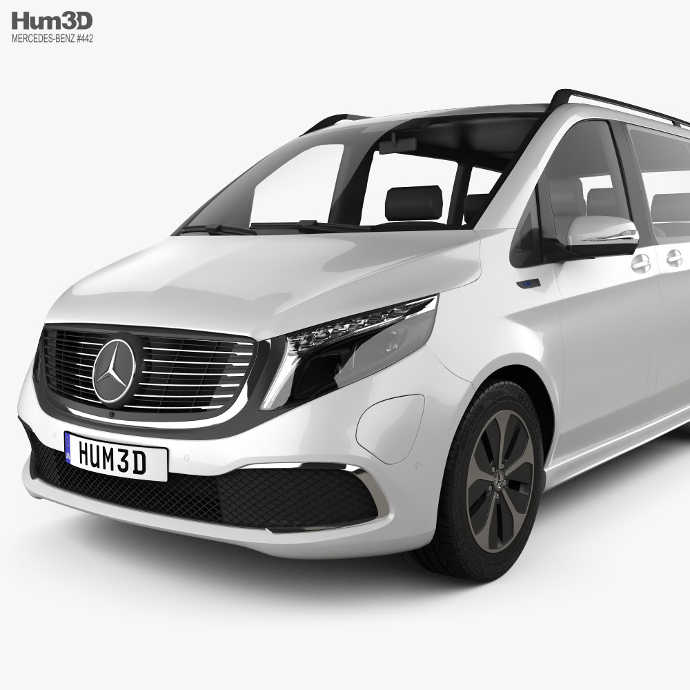 Mercedes-Benz EQV 2024 3D-Modell - Herunterladen Fahrzeuge on