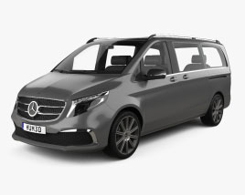 Mercedes-Benz V-class Exclusive Line 2022 3D model
