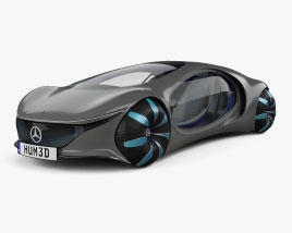Mercedes-Benz Vision AVTR con interior 2023 Modelo 3D