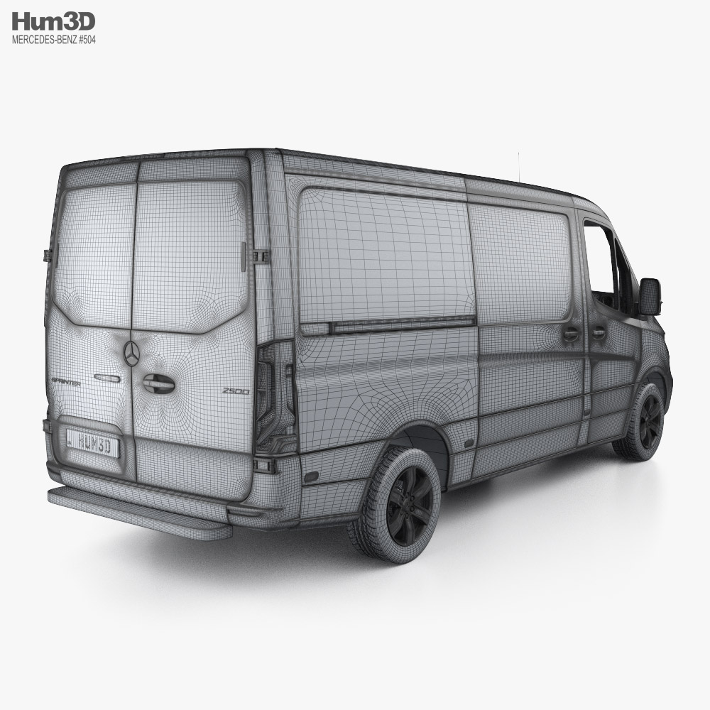 Mercedes-Benz Sprinter Panel Van L2H1 with HQ interior 2022 3D