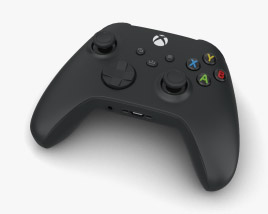 Microsoft Xbox Series X Manette Modèle 3D