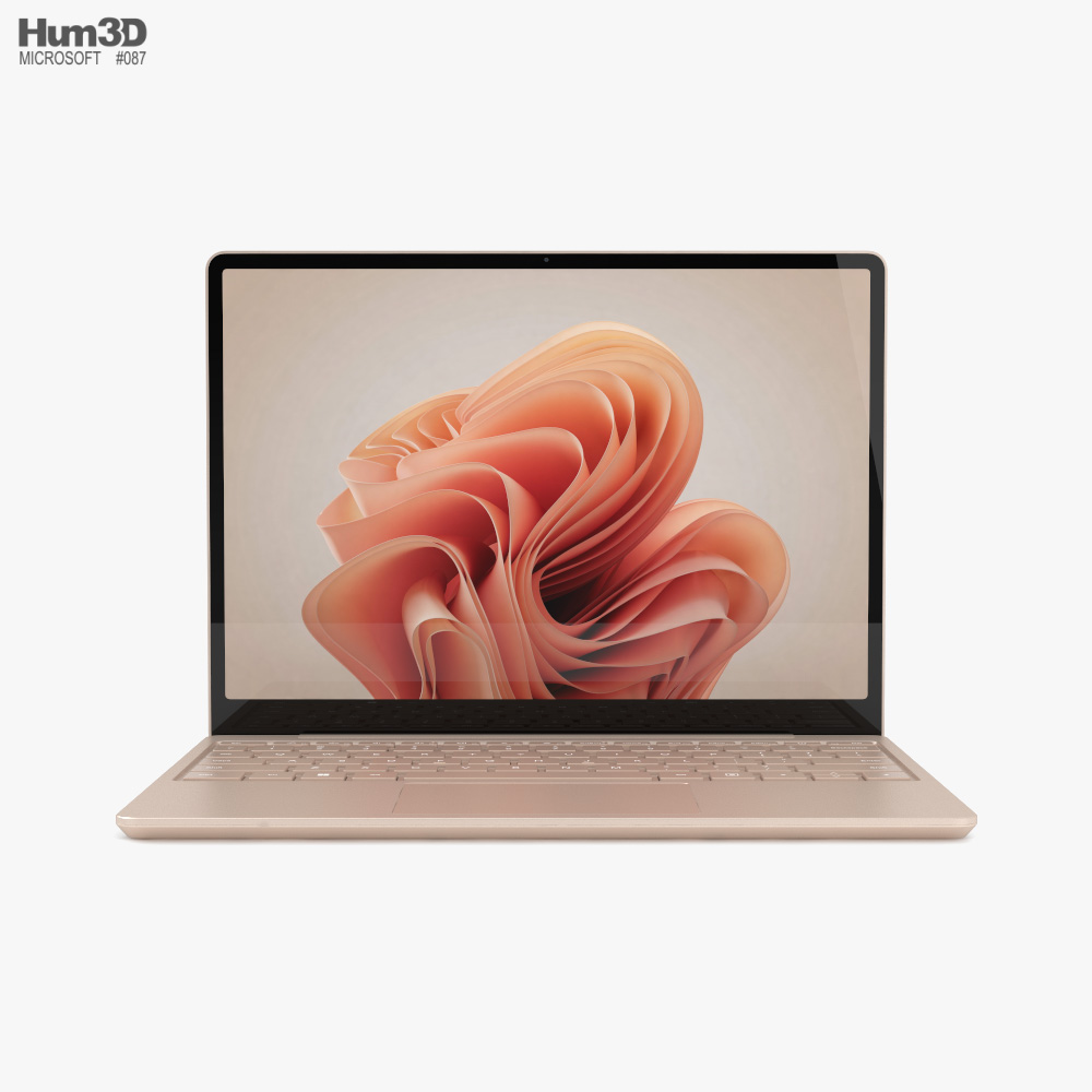 Microsoft Surface Laptop Go 3 Sandstone 3Dモデル - ダウンロード ...