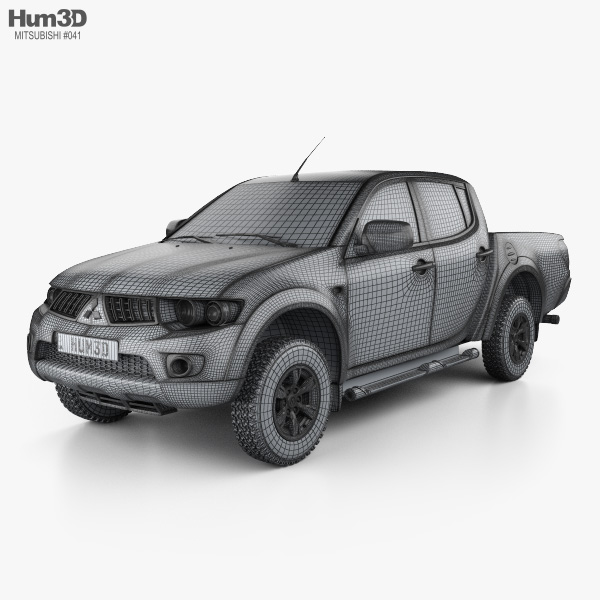 Mitsubishi L200 Triton Double Cab 4Life 2015 3D model