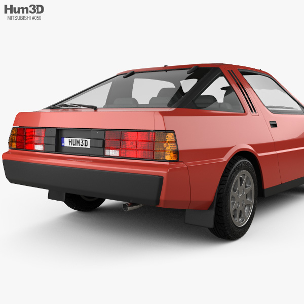 Mitsubishi Starion Turbo GSR III 1982 3D model