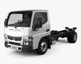Mitsubishi Fuso Canter (515) City Single Cab Low Roof Chassis Truck 2019 3D model