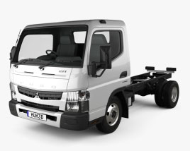 Mitsubishi Fuso Canter Wide Single Cab Chassis Truck L2 2019 3D model