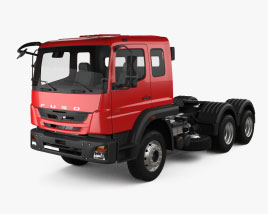 Mitsubishi Fuso FZ Camion Tracteur 2024 Modèle 3D