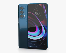 Motorola Edge 2021 Nebula Blue Modèle 3D