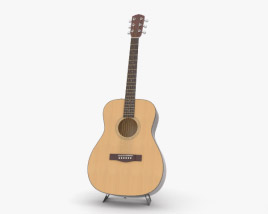 Akustische Gitarre 3D-Modell