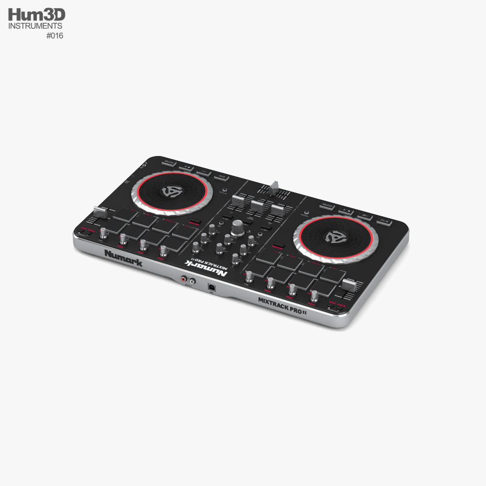 Numark Mixtrack Pro II DJ controller 3D model
