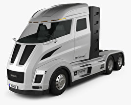 Nikola Two Camion Trattore 2020 Modello 3D