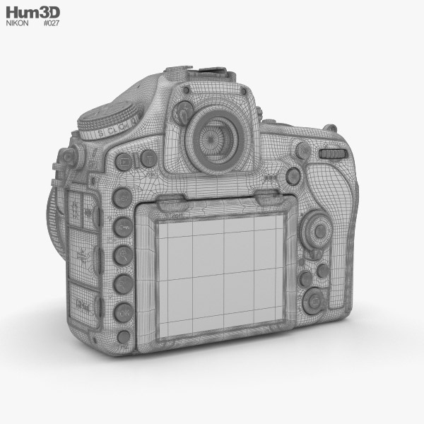 Nikon D850 3D model - Download Electronics on