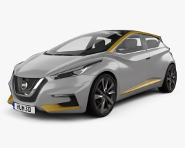 Nissan Sway 2015 3D model