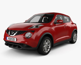 Nissan Juke with HQ interior 2018 3D model