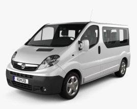 Opel Vivaro Passenger Van 2013 3D model