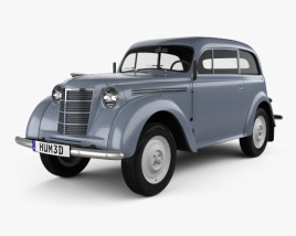 Opel Kadett 2 portas sedan 1938 Modelo 3d
