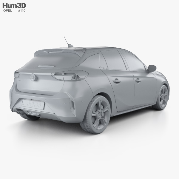 Opel Corsa GSI 2019 - 3D Model by SQUIR