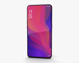 Oppo Find X Bordeaux Red 3D-Modell