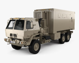 Oshkosh FMTV M1087 A1P2 Expansible Van Truck 2014 3D model