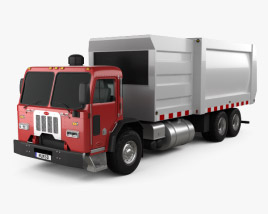 Peterbilt 320 Garbage Truck 2015 3D model