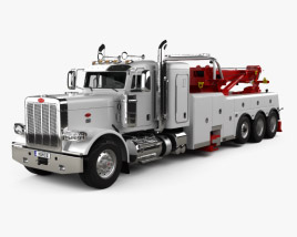 Peterbilt 388 Wrecker Truck 2019 3D model