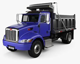 Peterbilt 340 Dump Truck 2015 3D model