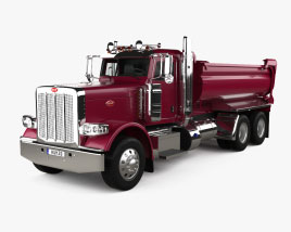 Peterbilt 389 Dumper Truck 2019 3D model
