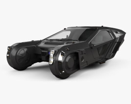 Peugeot Blade Runner 2049 Spinner 2018 3D-Modell