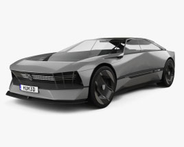 Peugeot Inception 2024 3D model