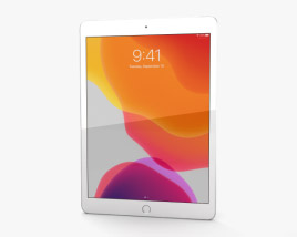 Apple iPad 10.2 Cellular Silver 3D model