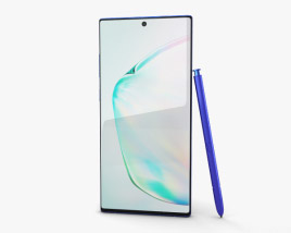 Samsung Galaxy Note10 Plus Aura Blue 3D model