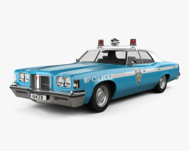 Pontiac Catalina Police 1972 3D model