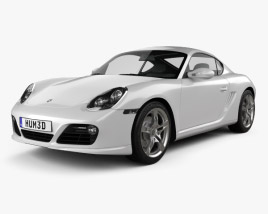 Porsche Cayman S 2014 3D模型