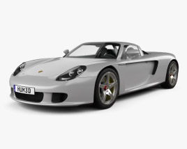Porsche Carrera GT (980) 2007 3D-Modell