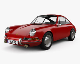 Porsche 911 クーペ プロトタイプの (901) 1962 3Dモデル