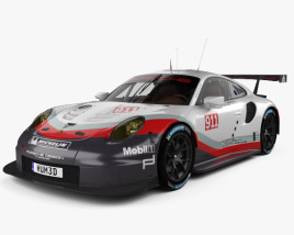 Porsche 911 Carrera (991) RSR 2020 3D模型