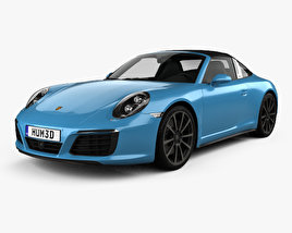 Porsche 911 Targa (991) 4S 2020 Modello 3D