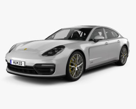Porsche Panamera GTS with HQ interior 2022 3D model