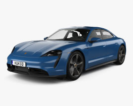 Porsche Taycan 2023 3D model