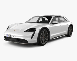 Porsche Taycan 4S Cross Turismo 2024 3D model