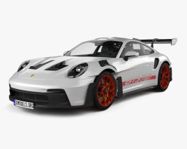 Porsche 911 GT3 RS 2023 3D модель