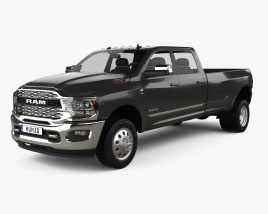 Ram 3500 Crew Cab Long bed Dually Limited 2024 3Dモデル