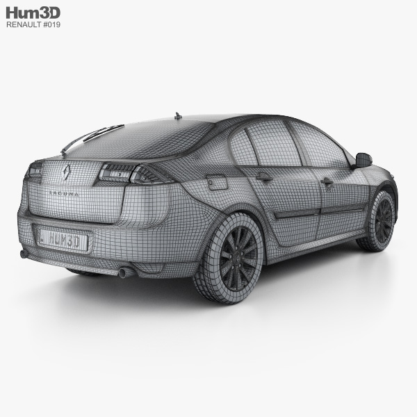 Renault Laguna 2014 3D model