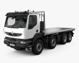 Renault Kerax Beavertail truck 2013 3D model