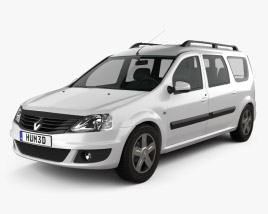 Renault Logan MCV 2013 3D模型