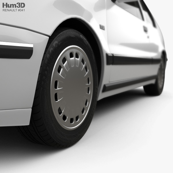 Renault 19 3 puertas hatchback 2000 Modelo 3D - Descargar Vehículos on ...