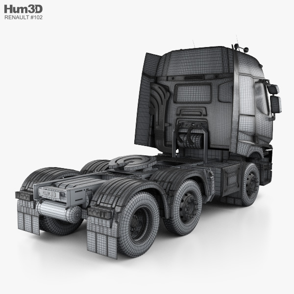 Renault T Camion Tracteur 2016 Modèle 3D - Télécharger Véhicules